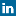 Logo of the linkedIN professional network.