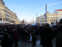 La place de la Comédie bien occupée :) (5x5)