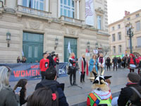 Le discours (principe d'unité) : les droits des femmes sont des droits humains ! (3x4)