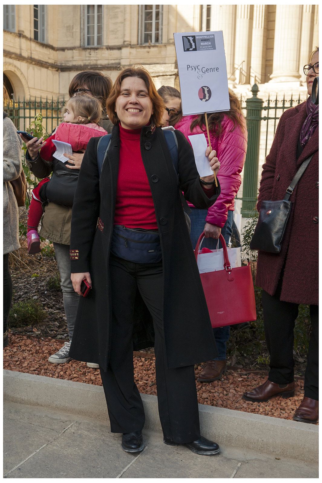 Moi lors de la marche "Women's March on Montpellier" le 21 janvier 2017.