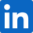 Logo of the linkedIn professional network.